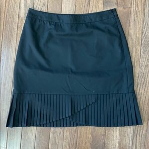 The Limited pleated hem skirt
